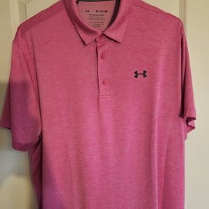 Excellent Pink Under Armour Polo